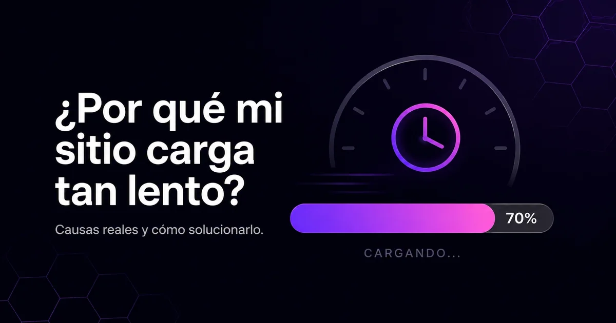 Por qué mi sitio web empresarial en Colombia carga tan lento — VokkoAgency